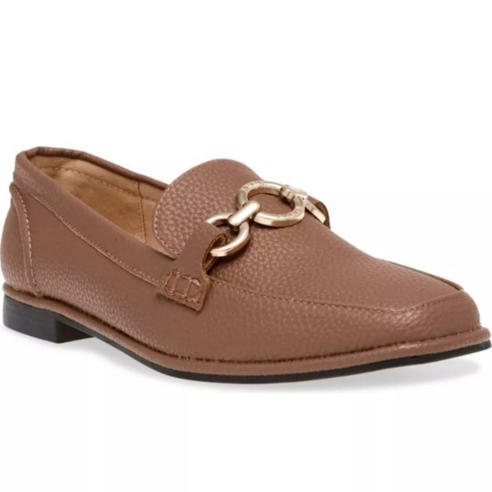 Anne Klein Arlette Womens Loafer Taupe Sz 5.5 Brand New in Box